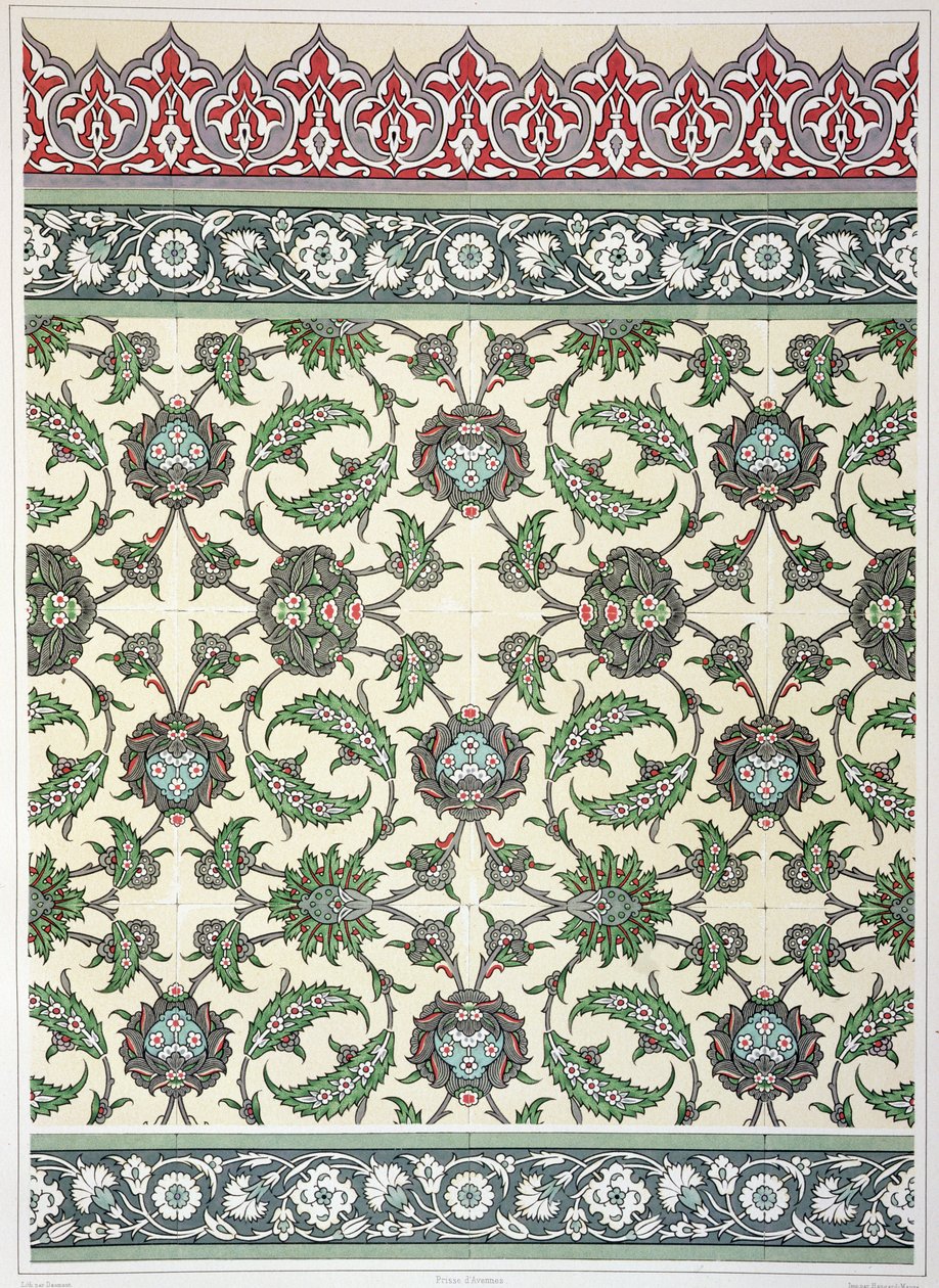 Azulejos de la mezquita de Cheykhoun, de 