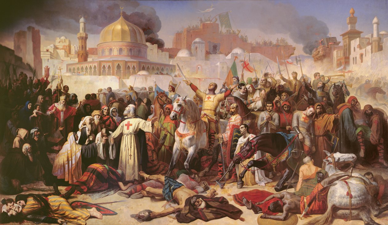 Toma de Jerusalén por los cruzados, 15 de julio de 1099, 1847 de Emile Signol