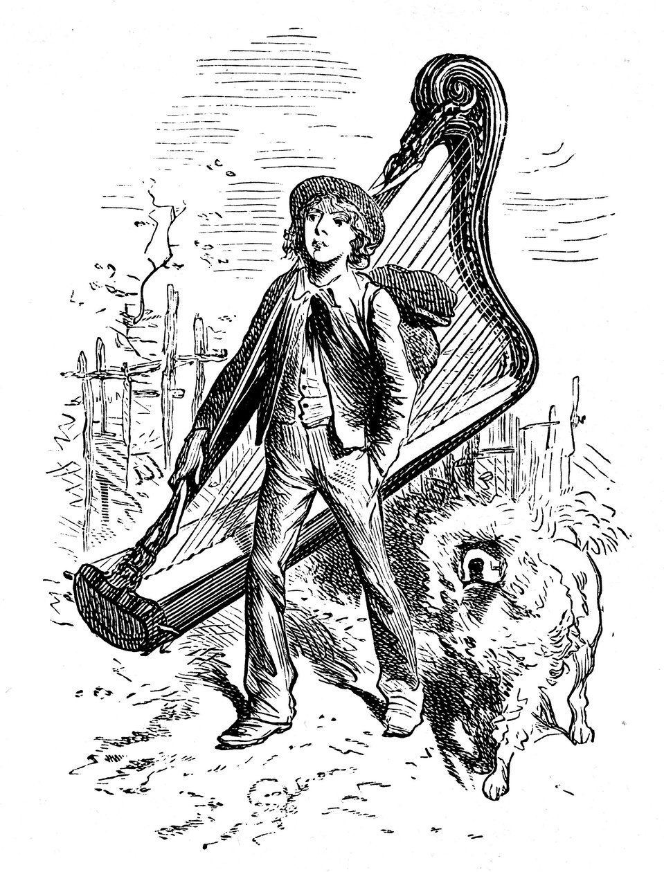Ilustración de Emile Bayard para la novela 