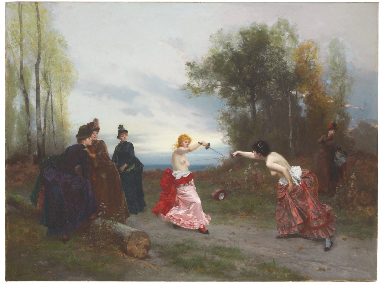 El duelo, 1884 de Emile Antoine Bayard