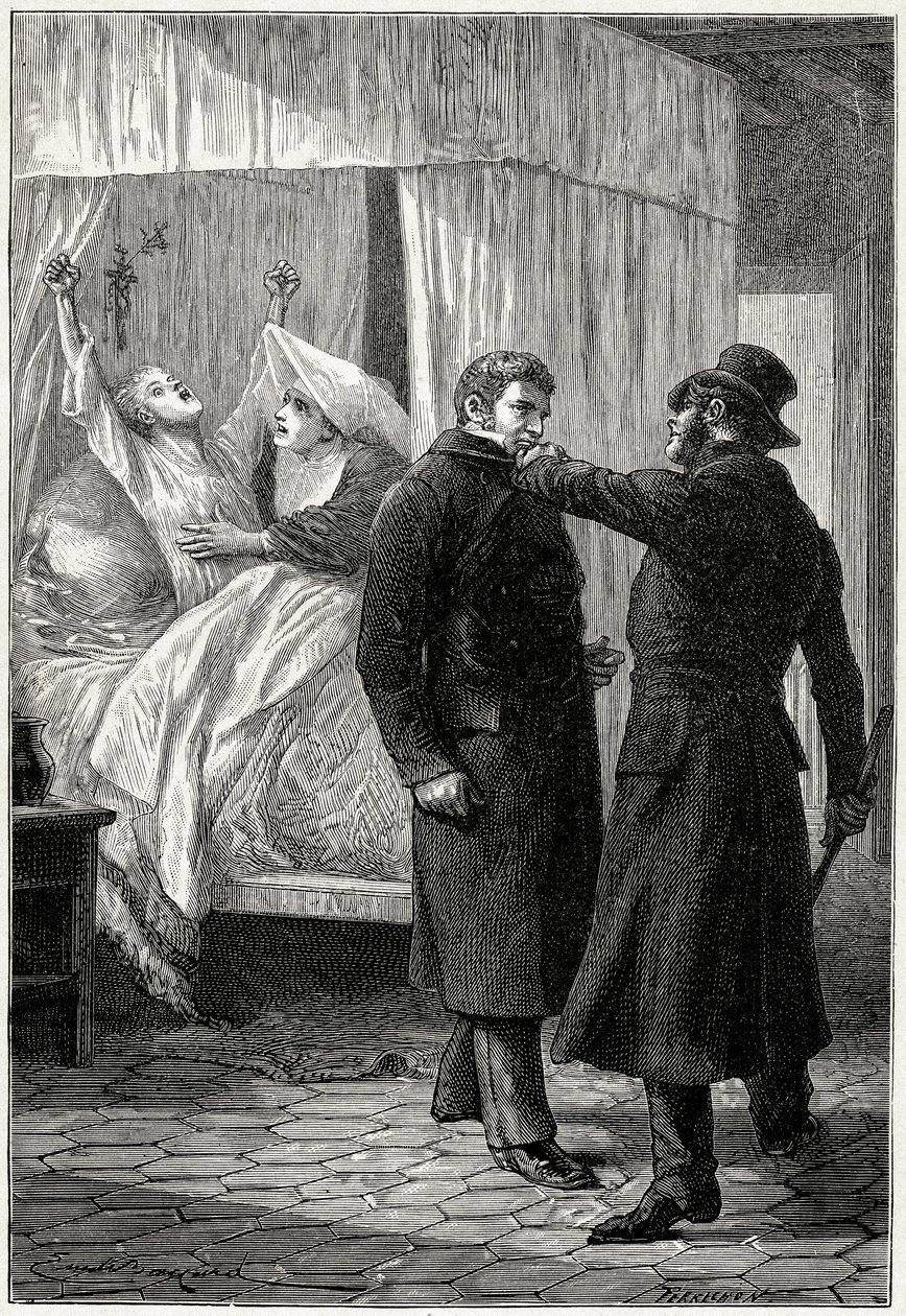 Victor Hugo “Los Miserables”: Jean Valjean, que se hizo rico bajo el nombre de Monsieur Madeleine, hace el bien a su alrededor. Pero su enemigo, el inspector de policía Javert, sospecha de su identidad y termina arrestándolo, mientras Fantine (la madre de  de Emile Antoine Bayard