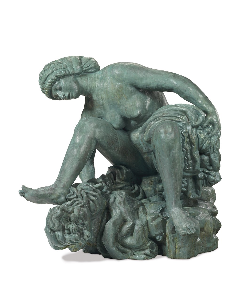Gran bañista agachada de Emile Antoine Bourdelle