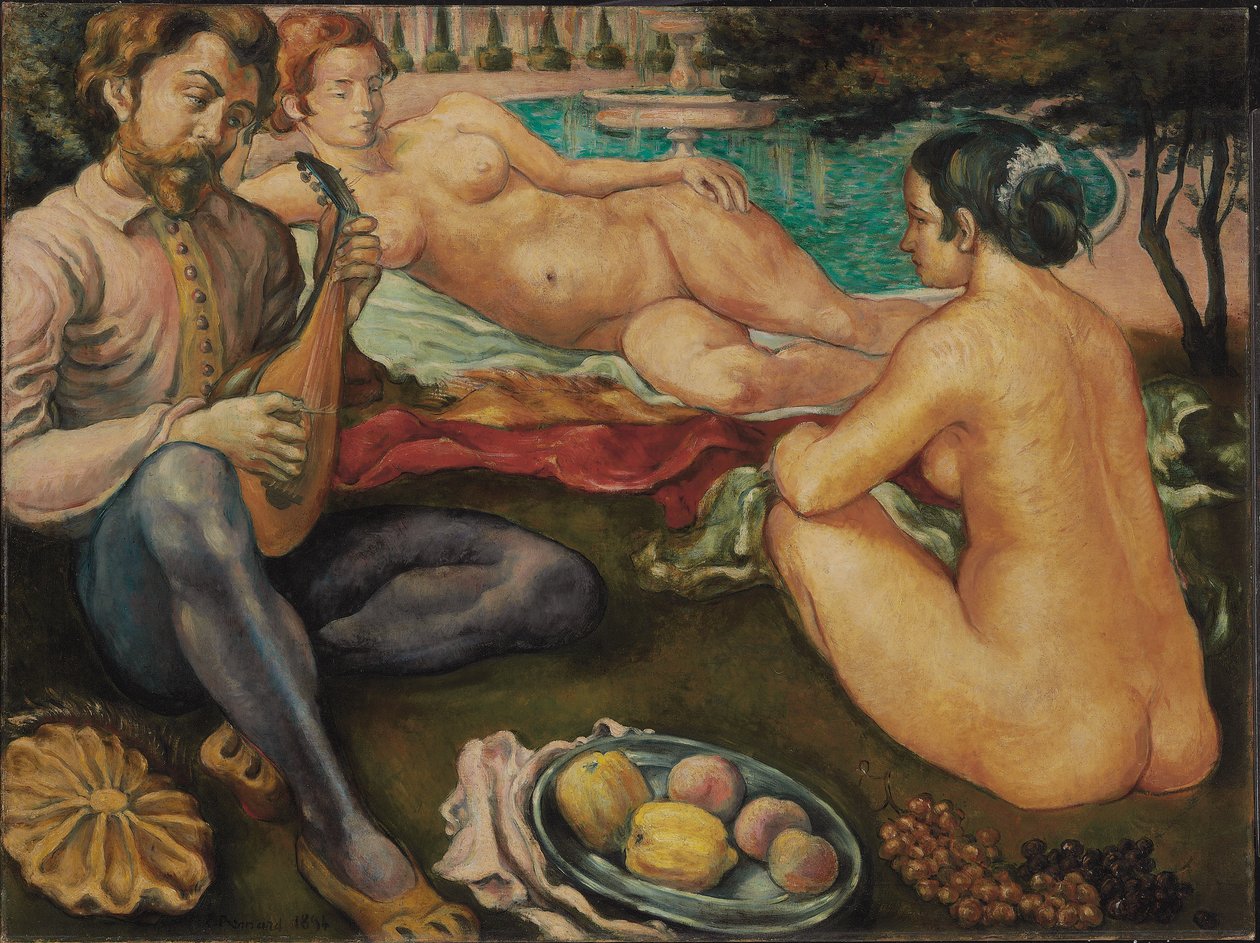 Corte del Amor, 1890 de Emile Bernard