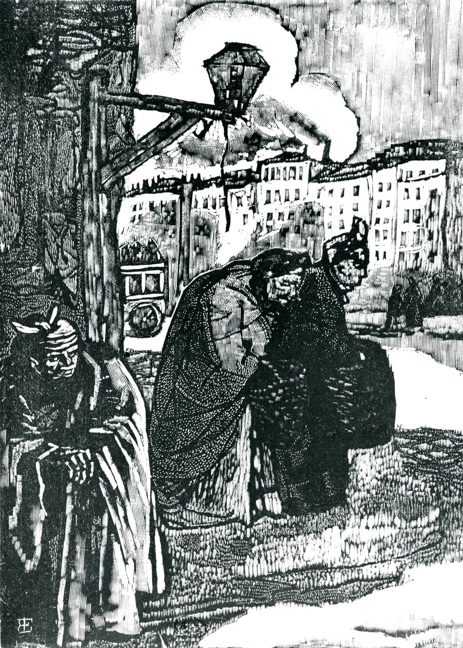 Ilustración para Poemas de Charles Baudelaire (1821-67) de Emile Bernard