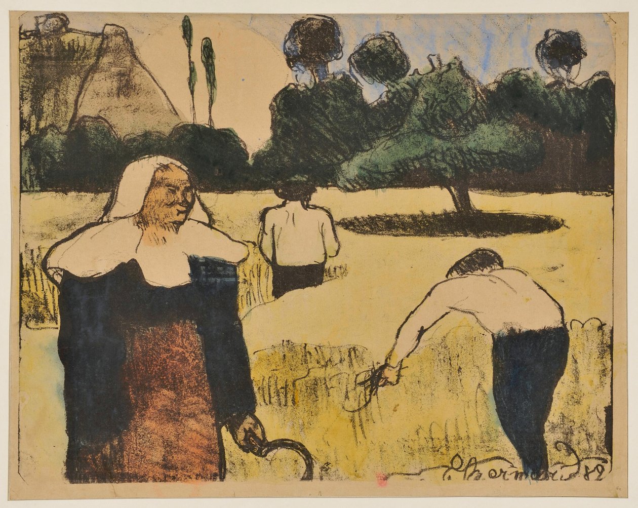 El segador de Emile Bernard