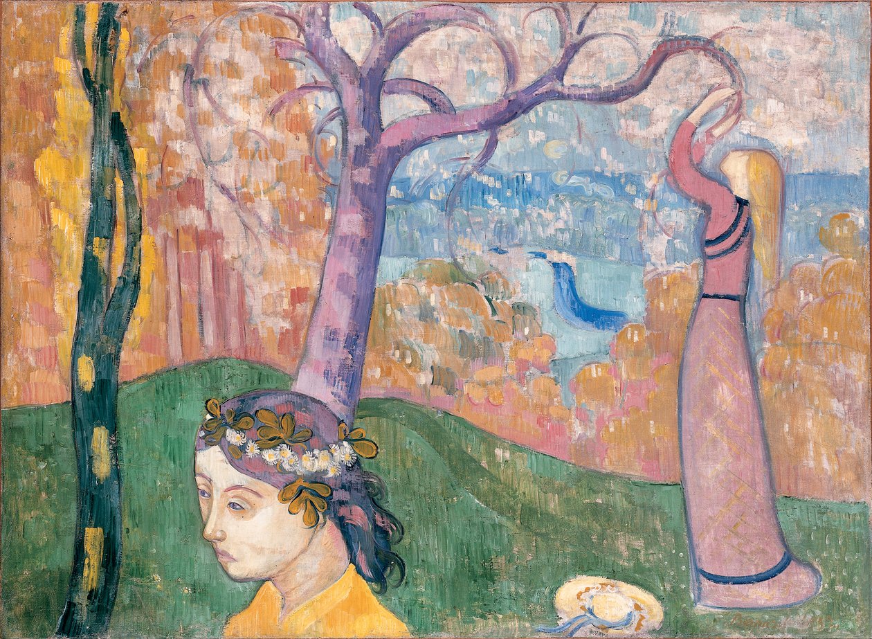 Madeleine en el Bosque de Amor de Emile Bernard