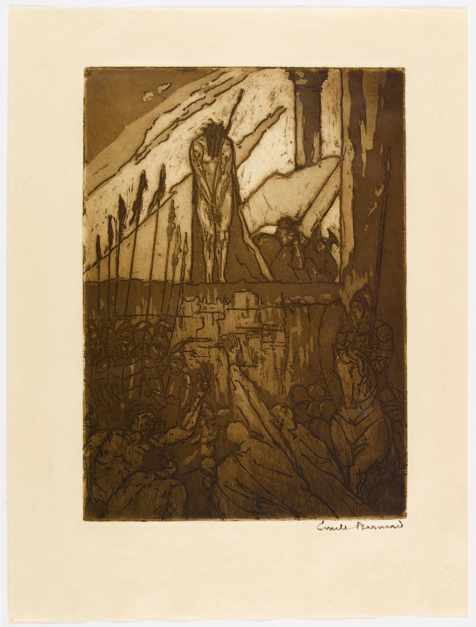 N.º 40 – «Cristo coronado de espinas y vestido de escarlata». de Emile Bernard