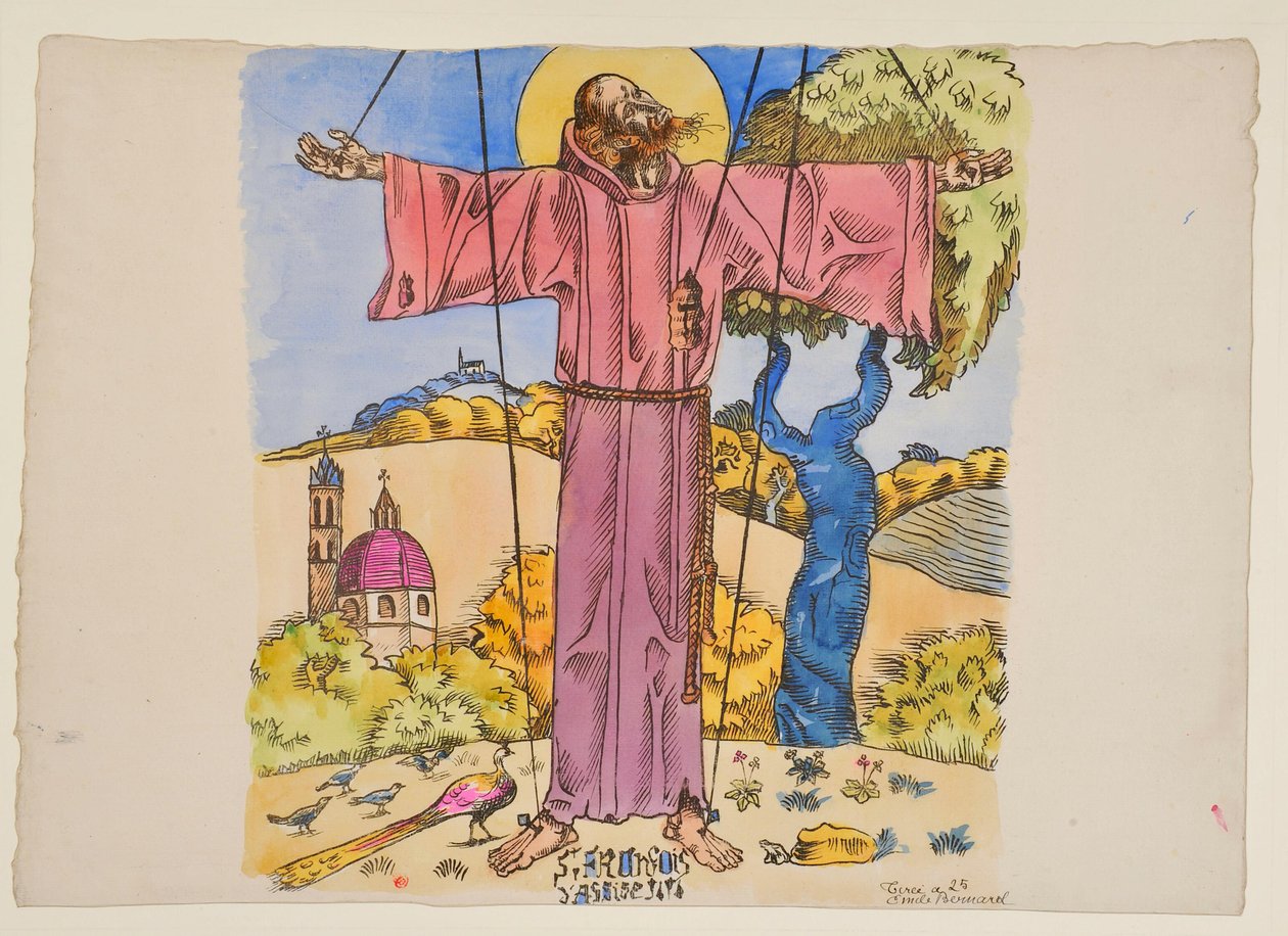 San Francisco de Asís de Emile Bernard