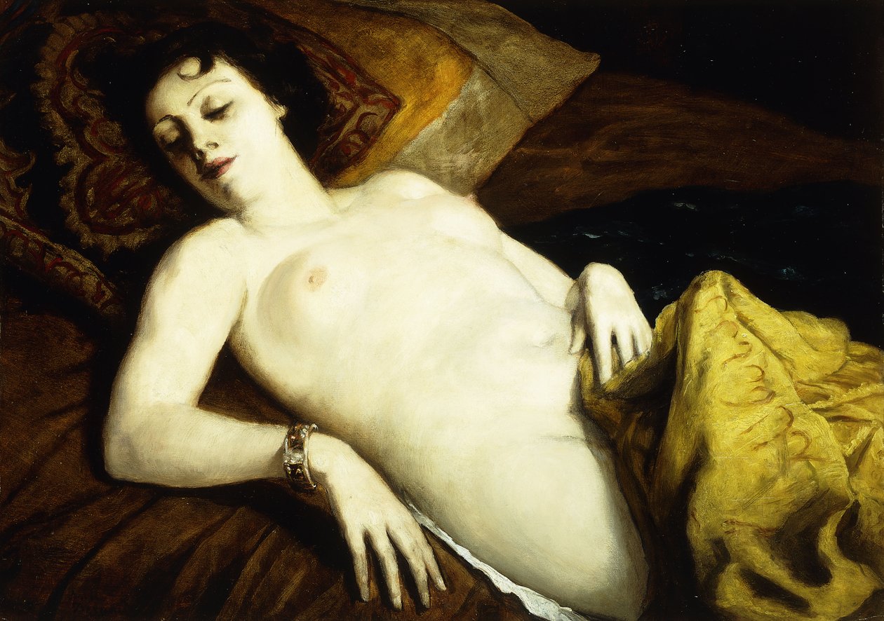 Desnudo Durmiendo con Brazalete, 1930 de Emile Bernard