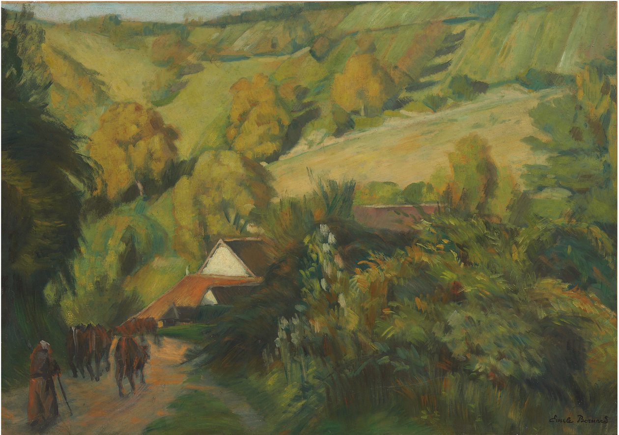 El Descenso a Molosmes de Emile Bernard