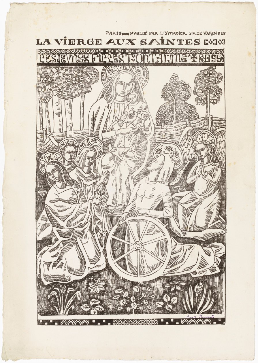 Las Santas Vírgenes de Emile Bernard