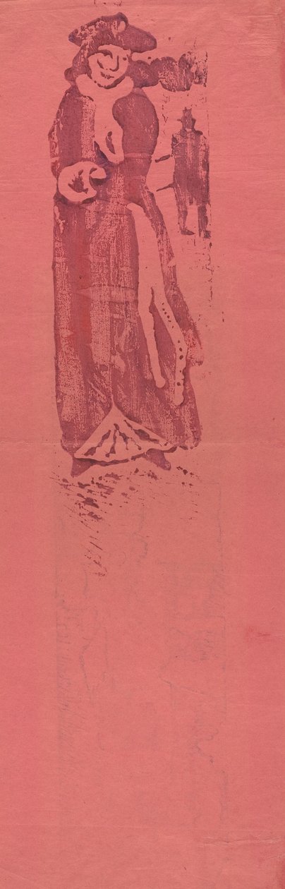 Mujer con manguito de Emile Bernard