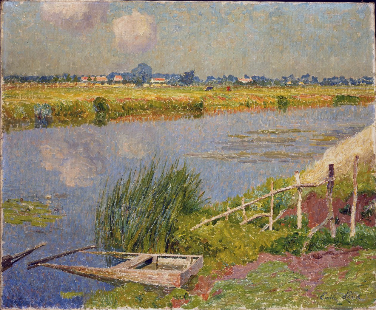 Las orillas del lirio de Emile Claus