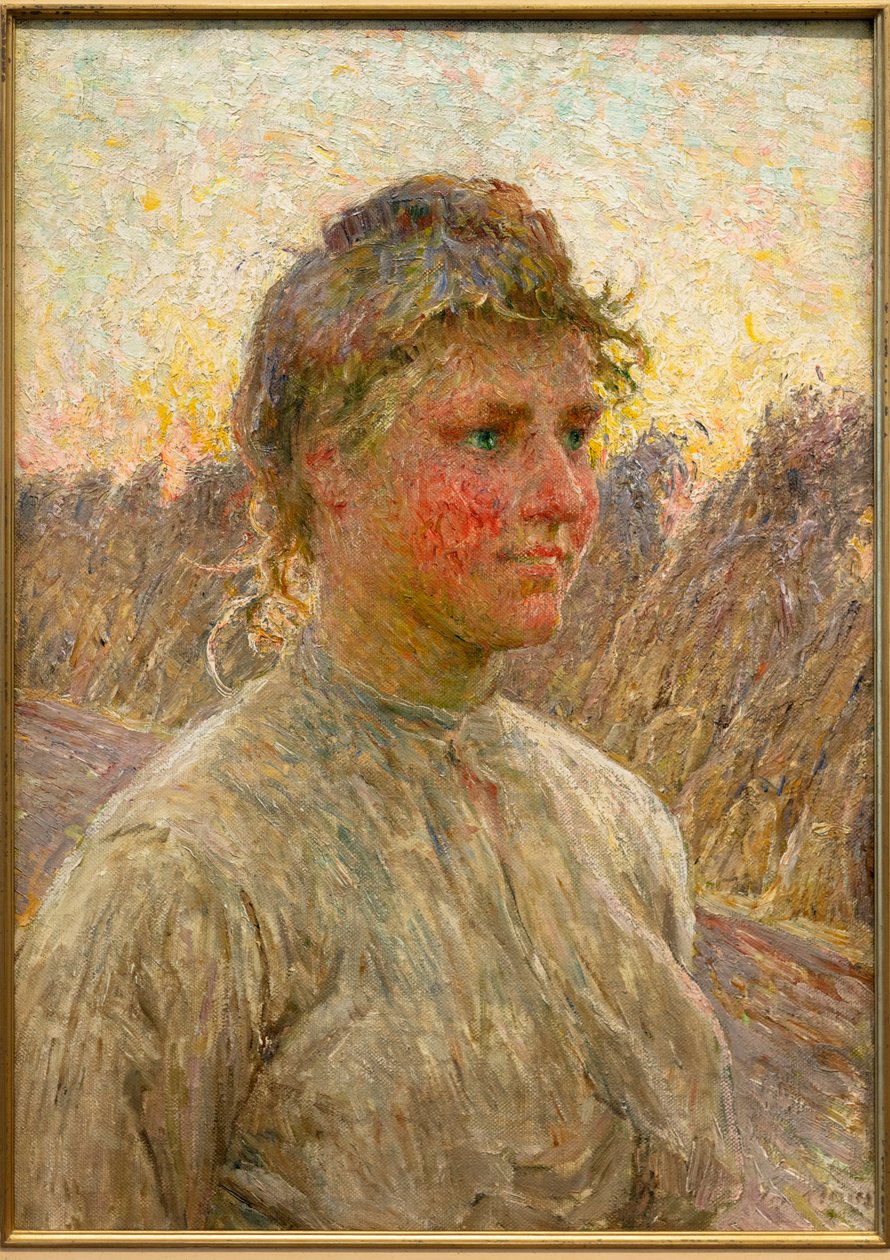 Joven campesina de Emile Claus