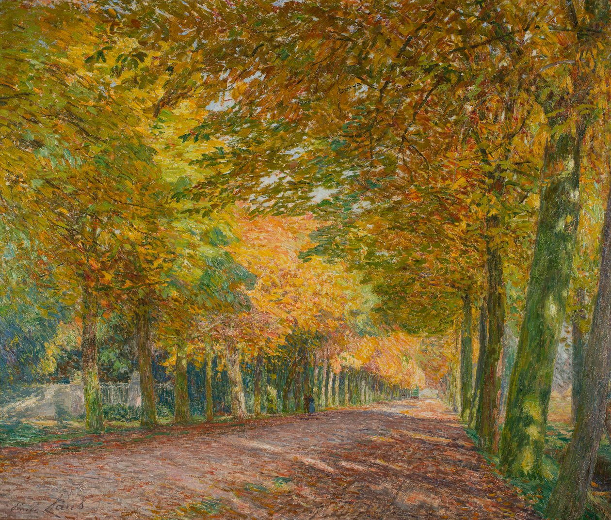 Avenida soleada de Emile Claus