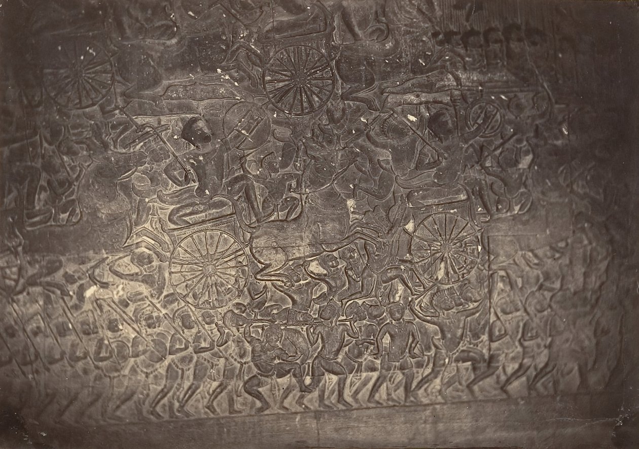 Bajorrelieve de la Gran Galería de la Pagoda, 1866 de Emile Gsell
