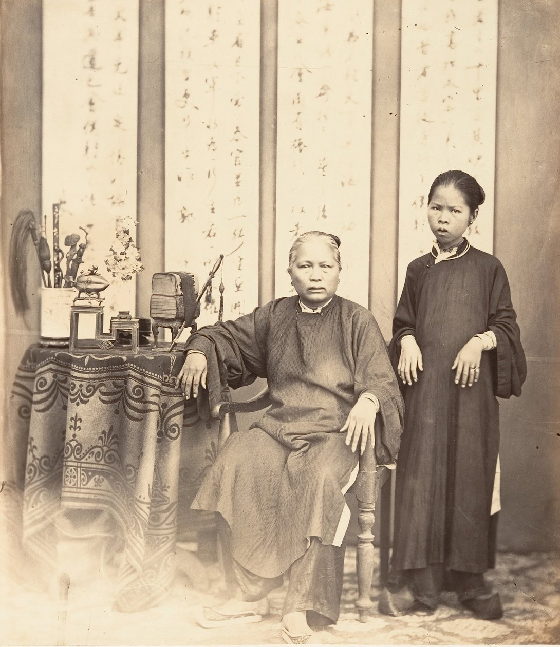 Mujeres anamitas, Cochinchina de Emile Gsell
