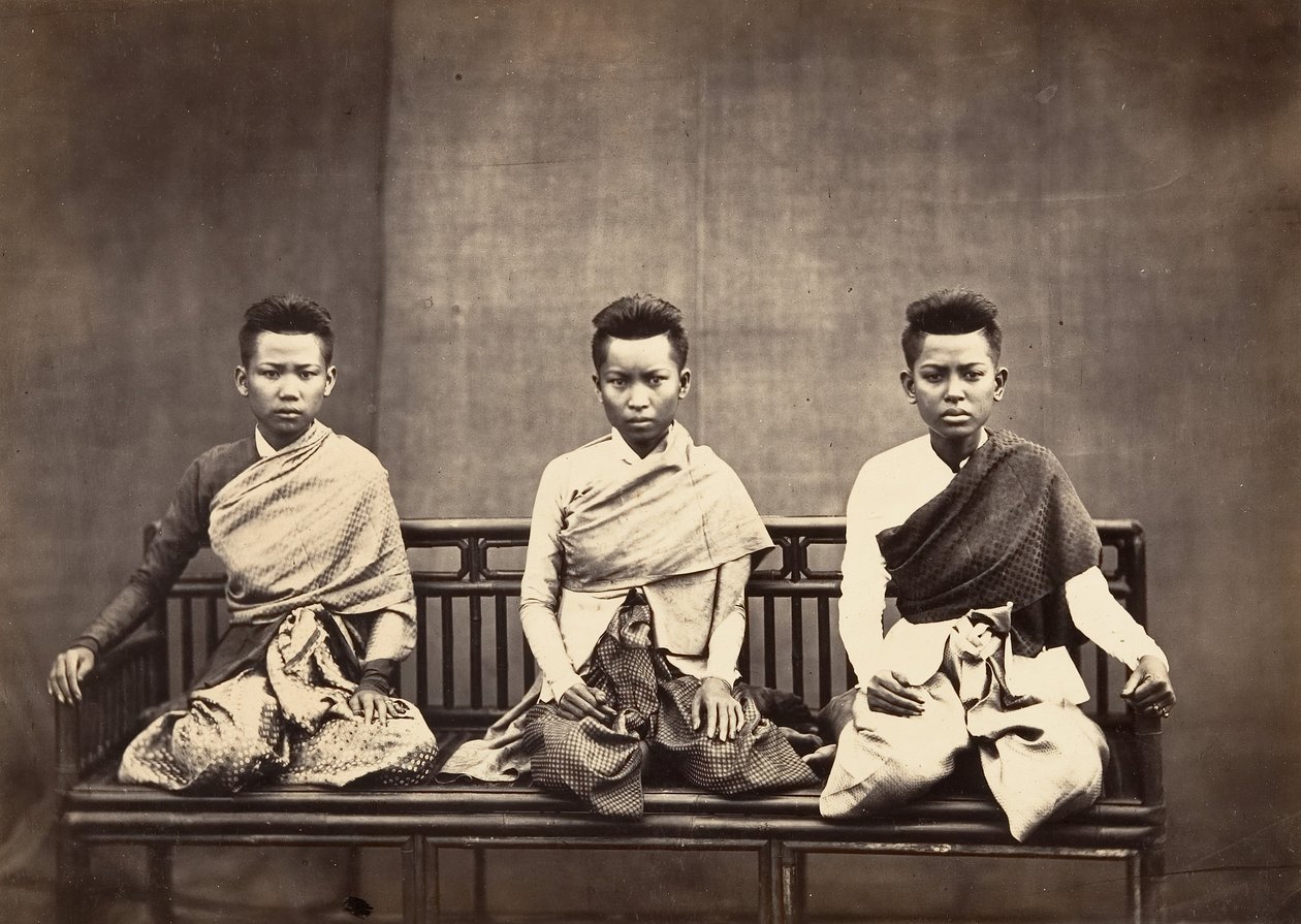Mujeres del Príncipe Phra-Kéo-Pha, 1866 de Emile Gsell