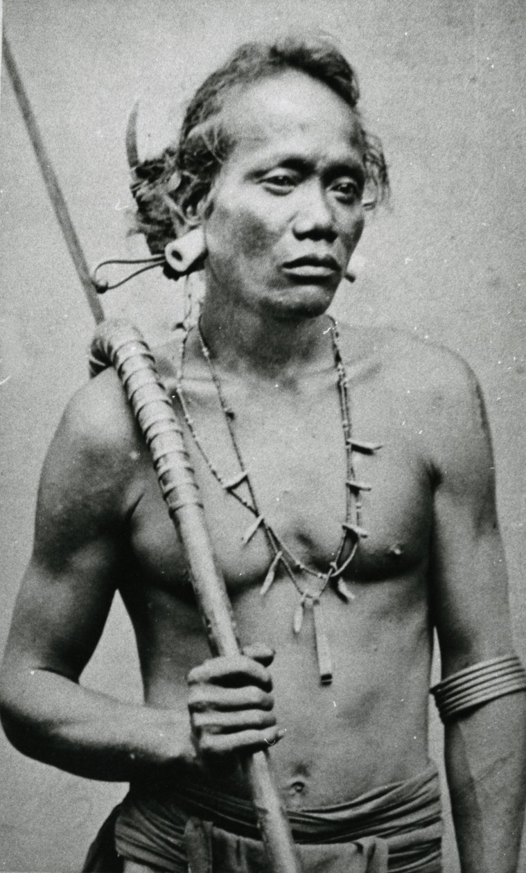 Jefe tribal vietnamita o camboyano, c.1870s de Emile Gsell