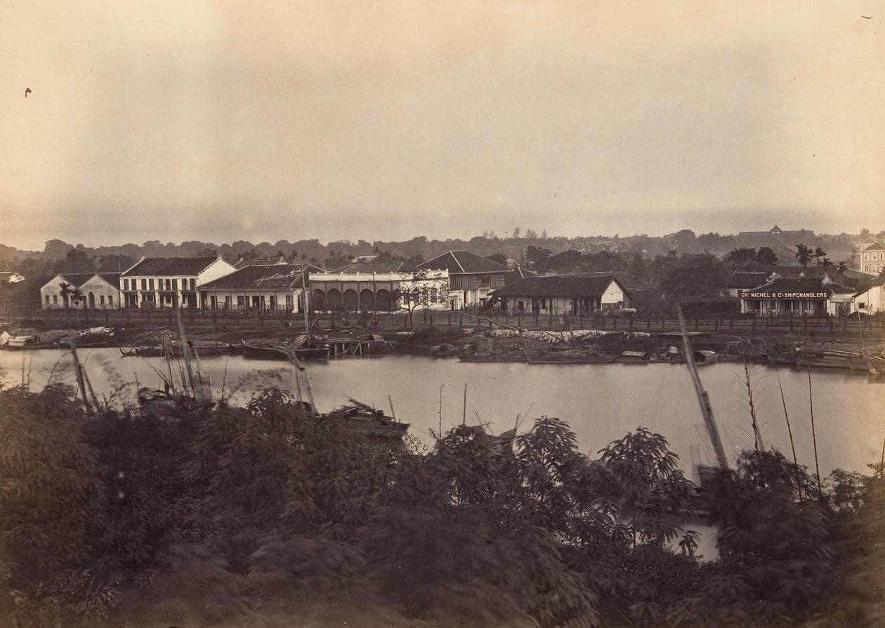 Vista de Saigón Hoja No. 2, 1866 de Emile Gsell