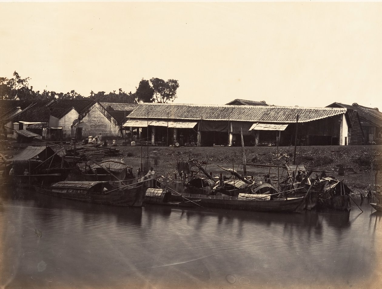 Vista de la Ciudad China Cholen Hoja No. 2, Saigón, Cochinchina de Emile Gsell