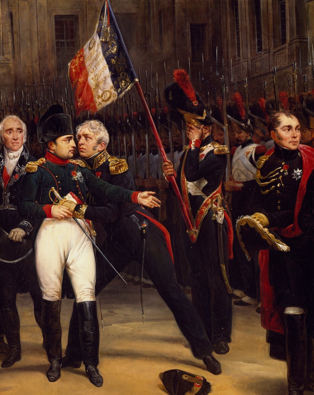Despedida de Napoleón a la Guardia Imperial, 20 de abril de Emile Jean Horace Vernet