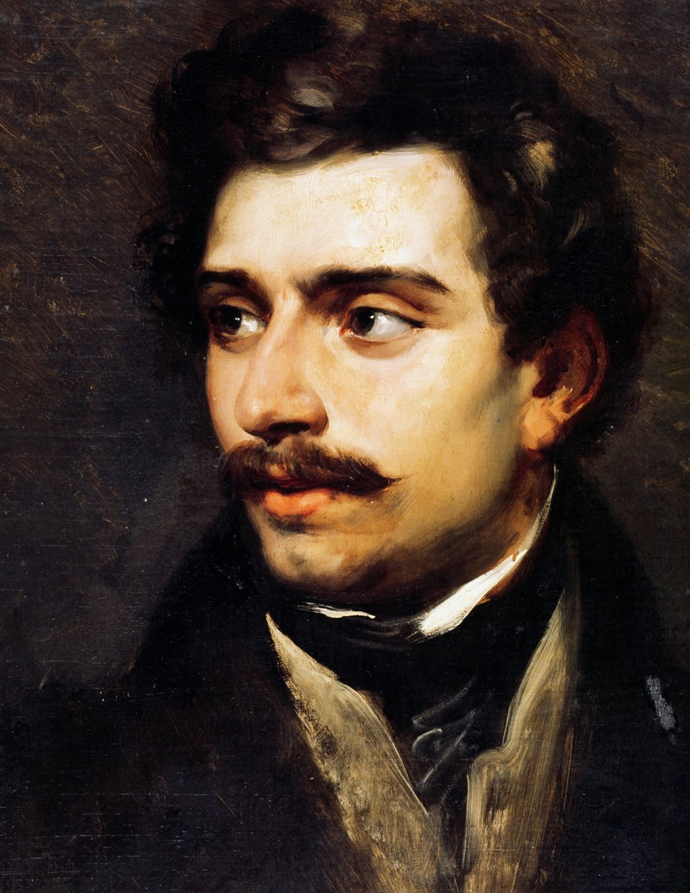 Retrato de Federico Ricci de Emile Jean Horace Vernet