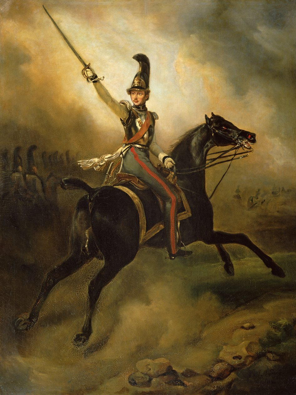 Retrato de Friedrich Heinrich (1584-1647) 1830 de Emile Jean Horace Vernet