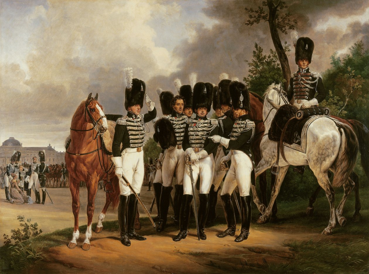 Retrato del General Marqués de Talhout-Roy de Emile Jean Horace Vernet