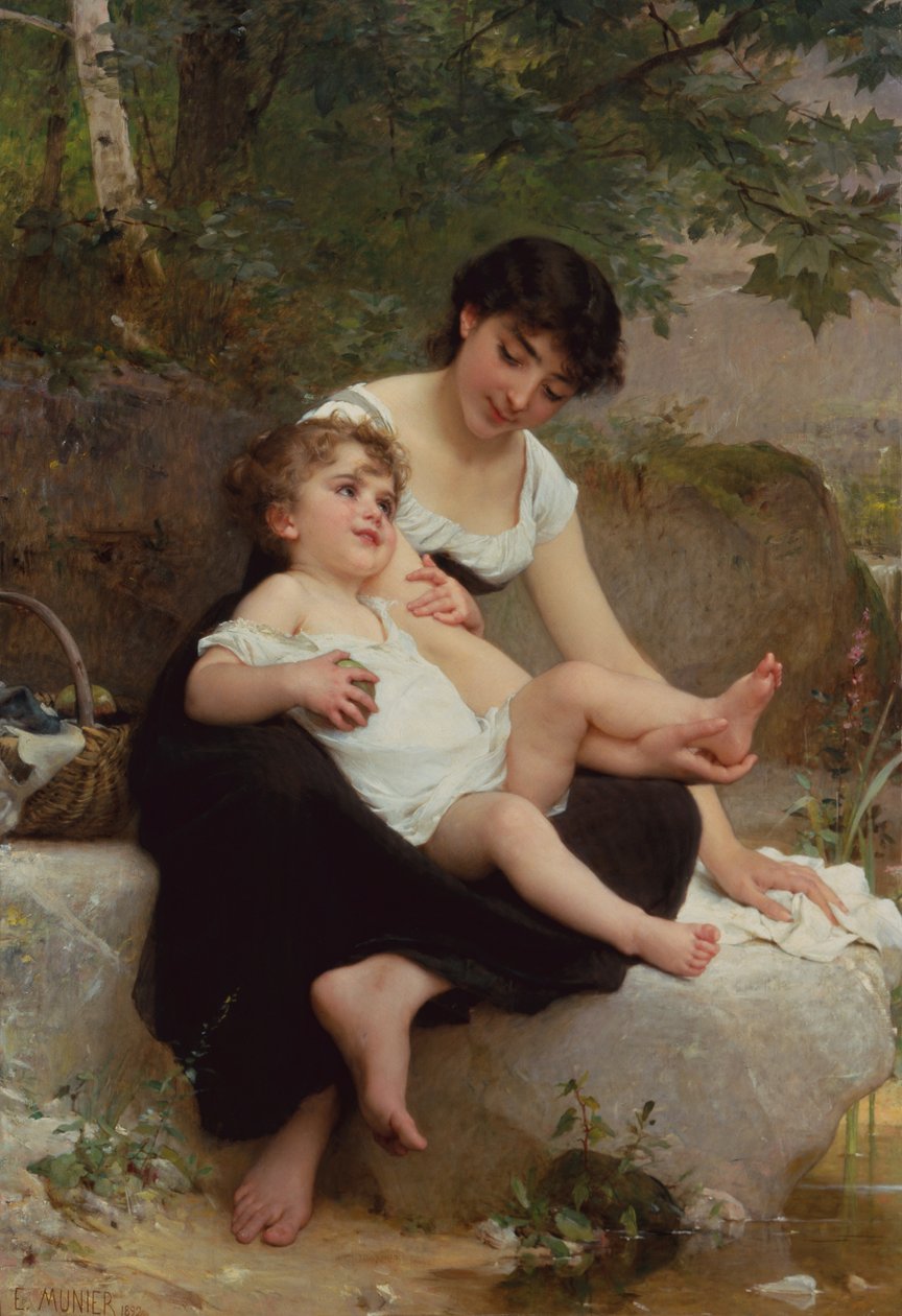 Madre e hijo de Emile Munier