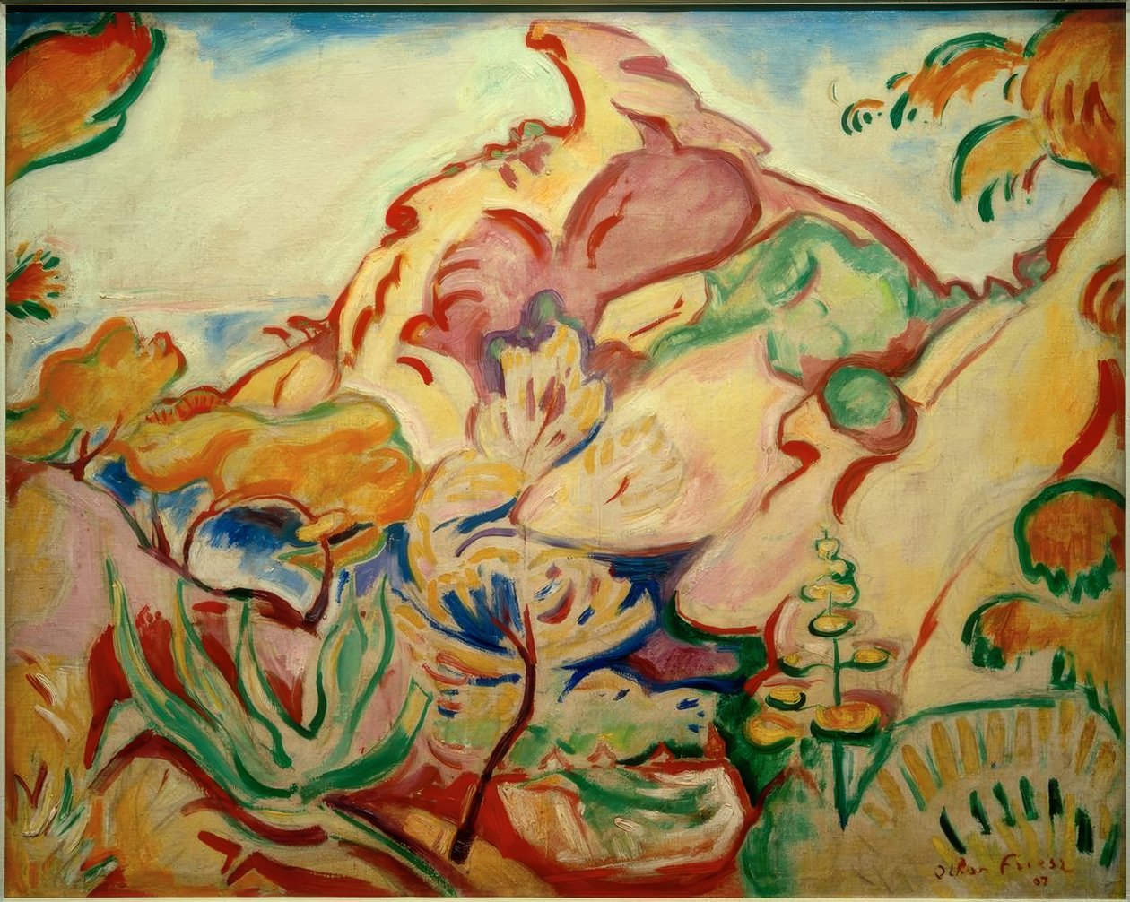 Paisaje en La Ciotat (Le Bec de l’Aigle) de Emile Othon Friesz