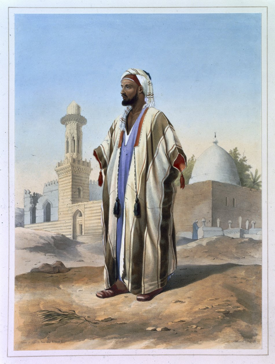 Fellah vestido con el Haba, ilustración de 