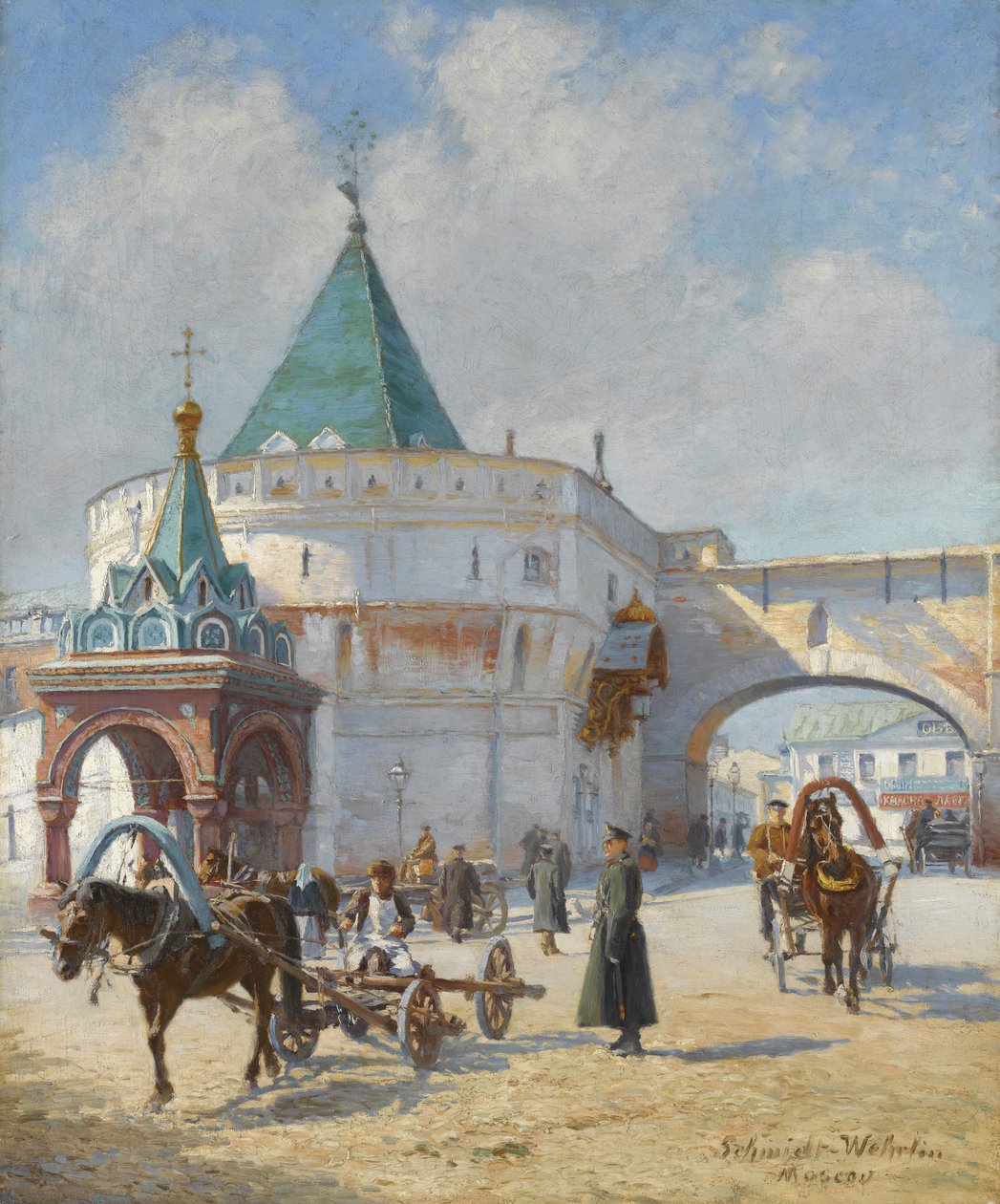 Vista de Moscú de Émile Schmidt Wehrlin