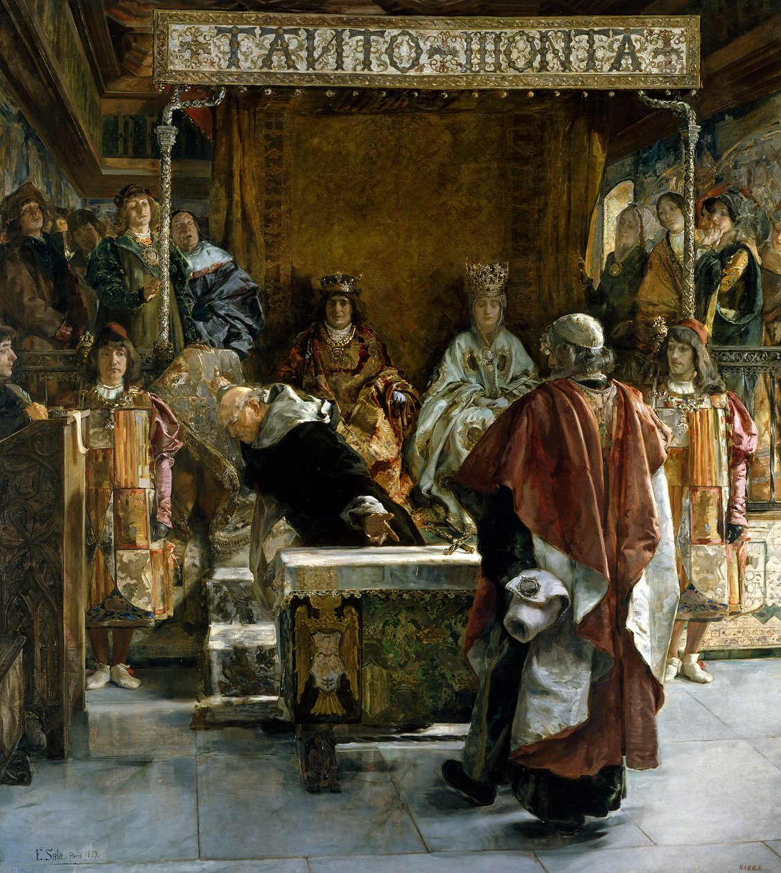 Expulsión de los judíos de España (año de 1492) de Emilio Sala Francés