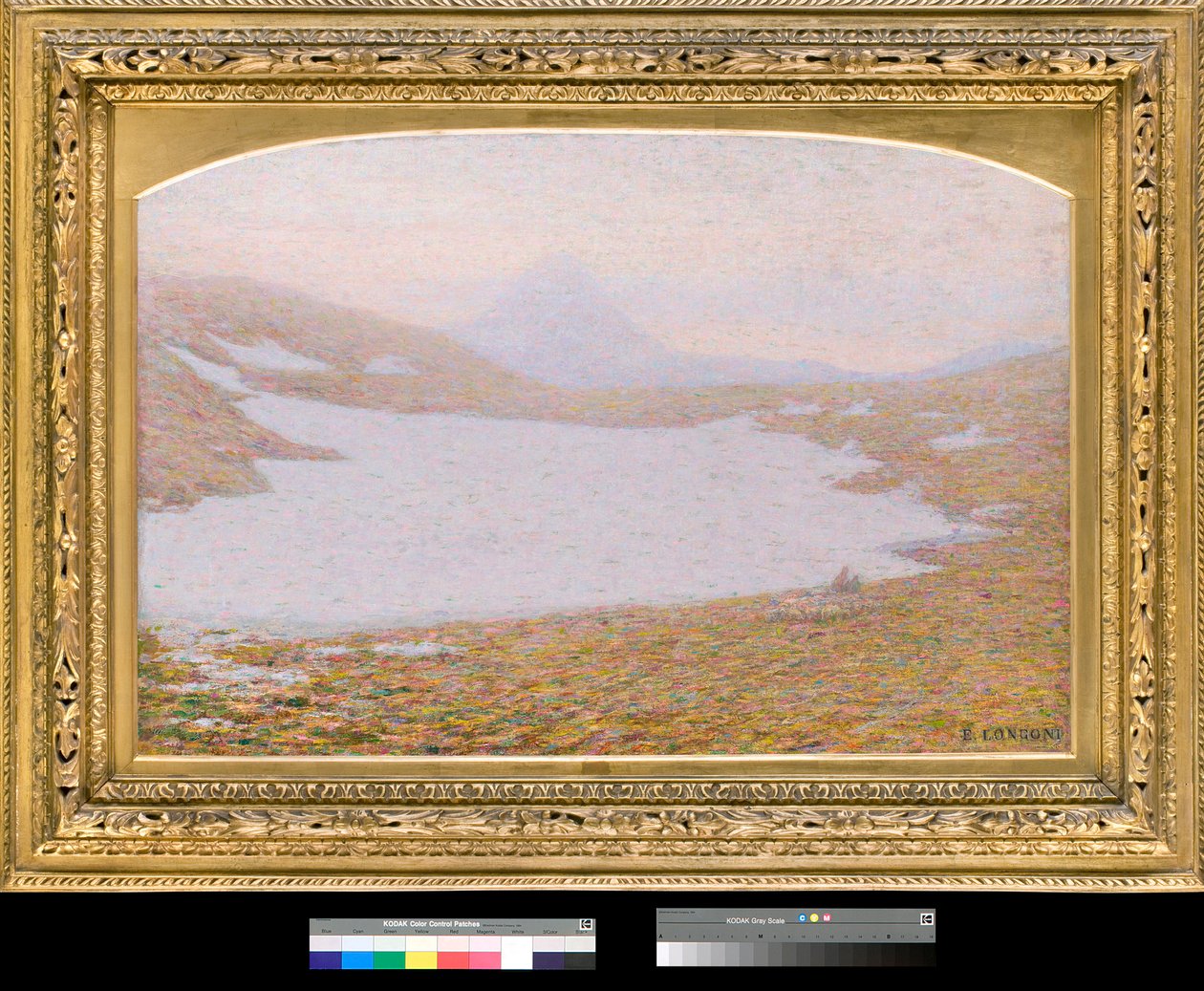 Primavera en alta montaña (Montañas en primavera) Pintura de Emilio Longoni (1859-1932) 1912 Colección particular de Emilio Longoni
