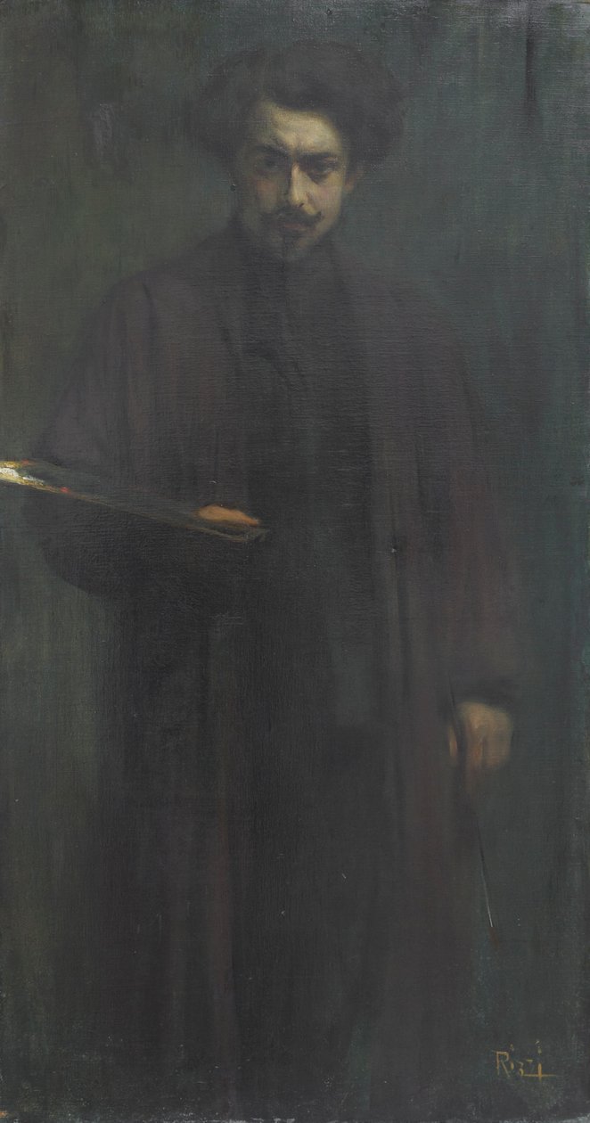 Autorretrato, Emilio Rizzi (óleo sobre lienzo) de Emilio Rizzi