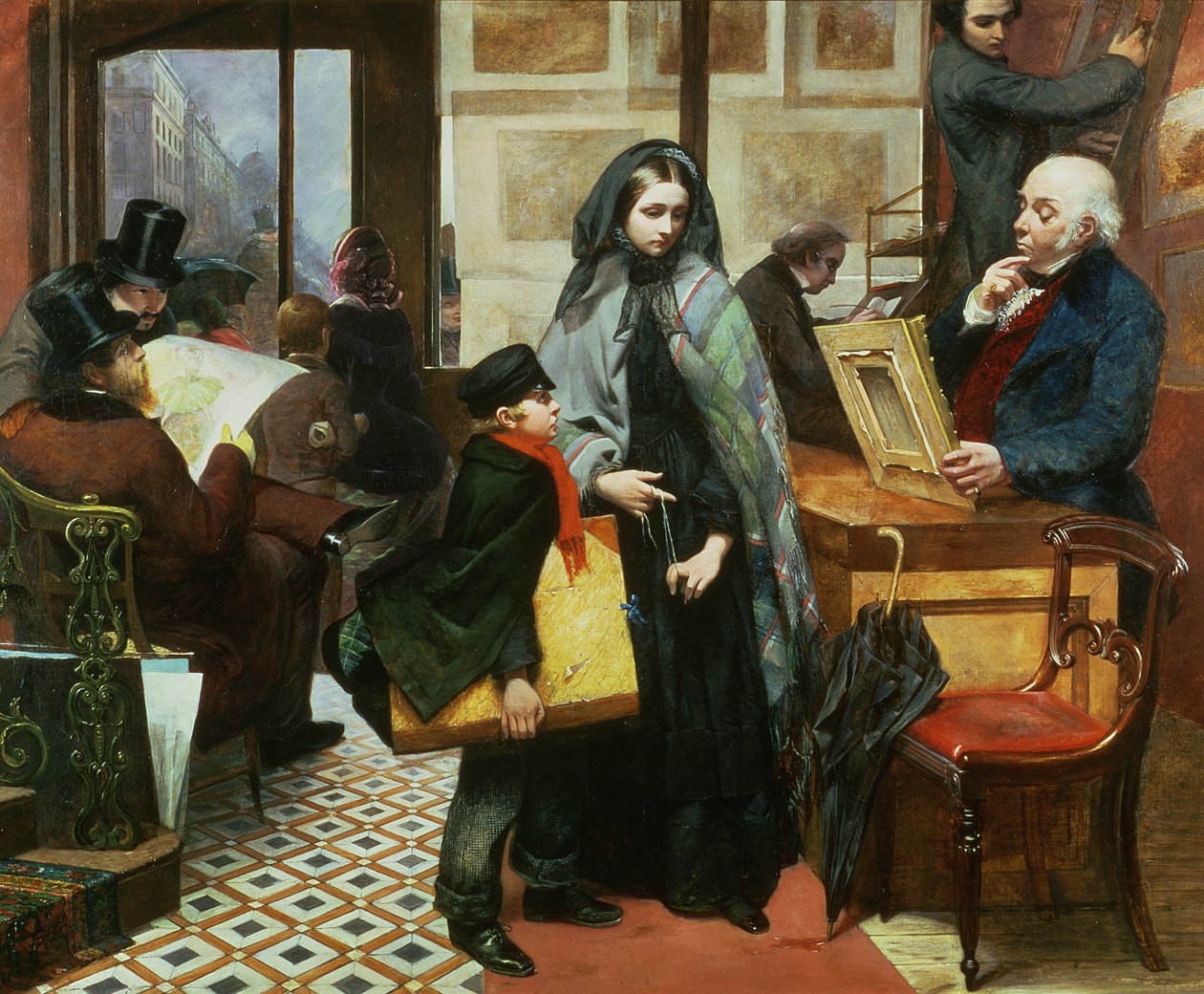Sin Nombre y Sin Amigos, 1857 de Emily Mary Osborn