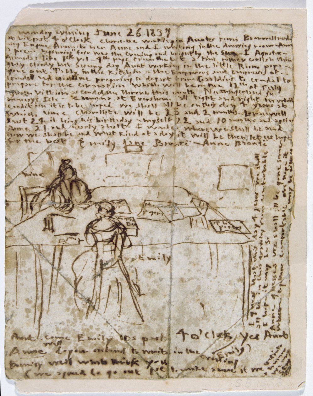 Papel de Diario de Emily Bronte