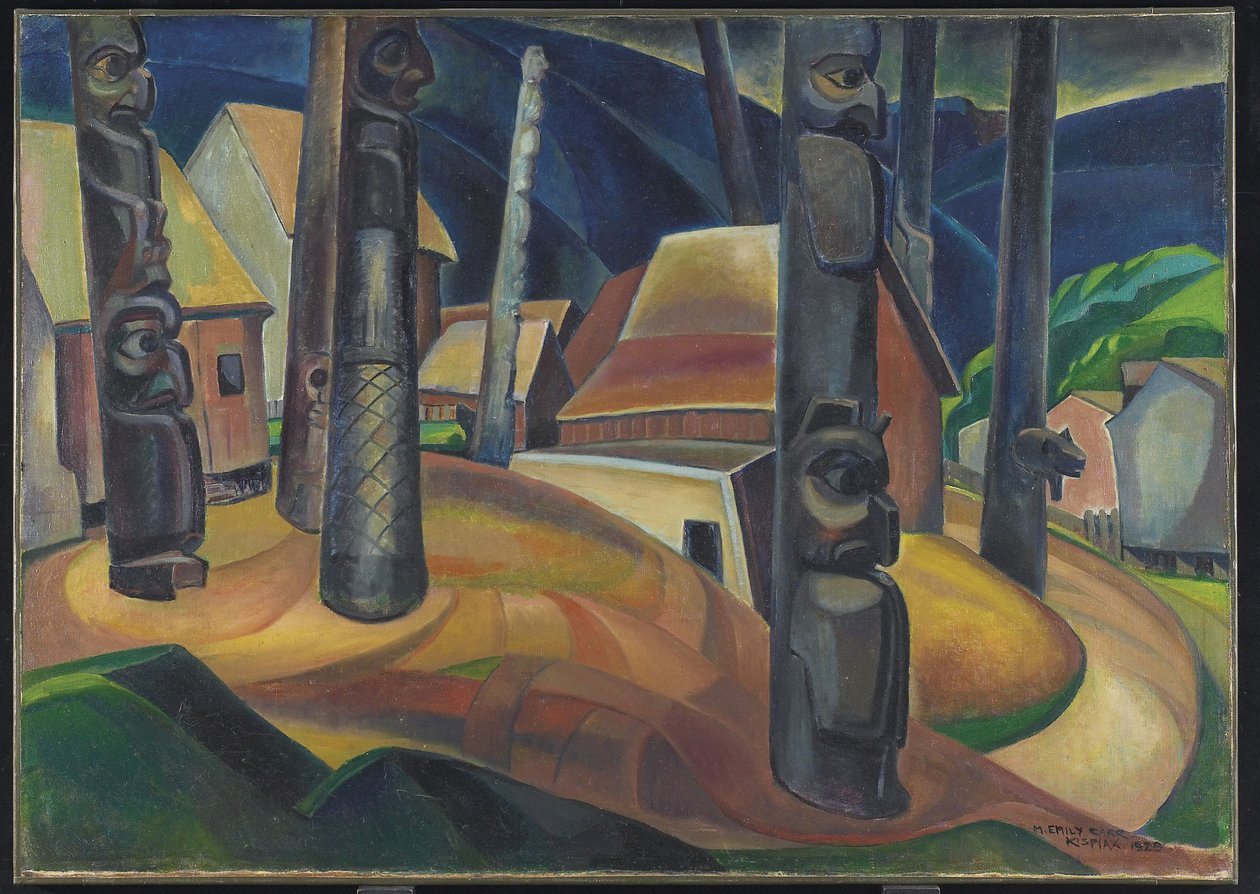 Pueblo Kispiax de Emily Carr