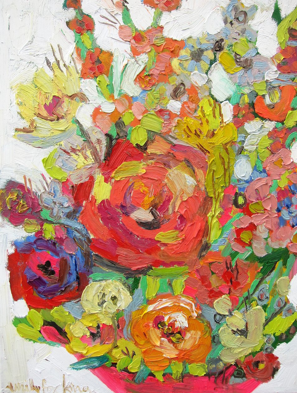 Brightguy, 2017 (óleo sobre lienzo) de Emily Fox King