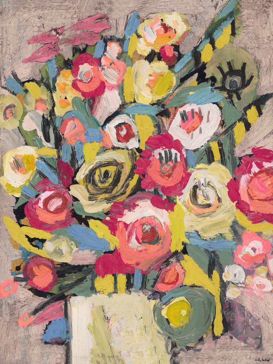 EFK0031, 2018 (óleo sobre lienzo) de Emily Fox King
