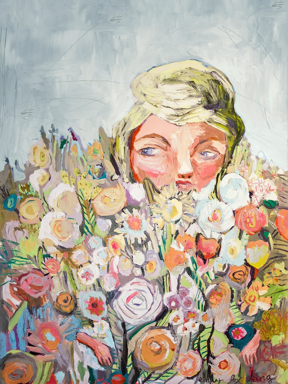 Eve, 2018 (óleo sobre lienzo) de Emily Fox King