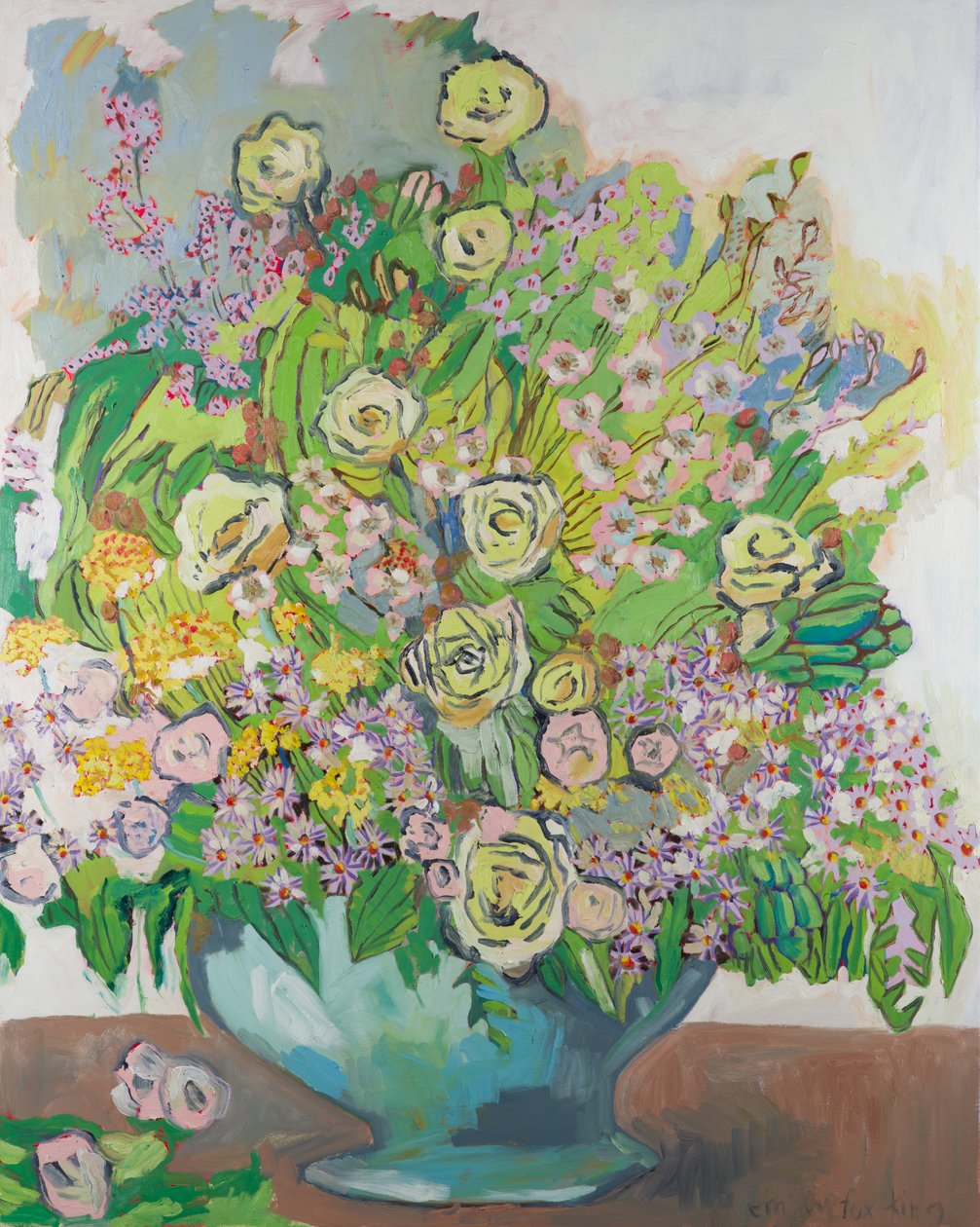 Ruth, 2016 (óleo sobre lienzo) de Emily Fox King
