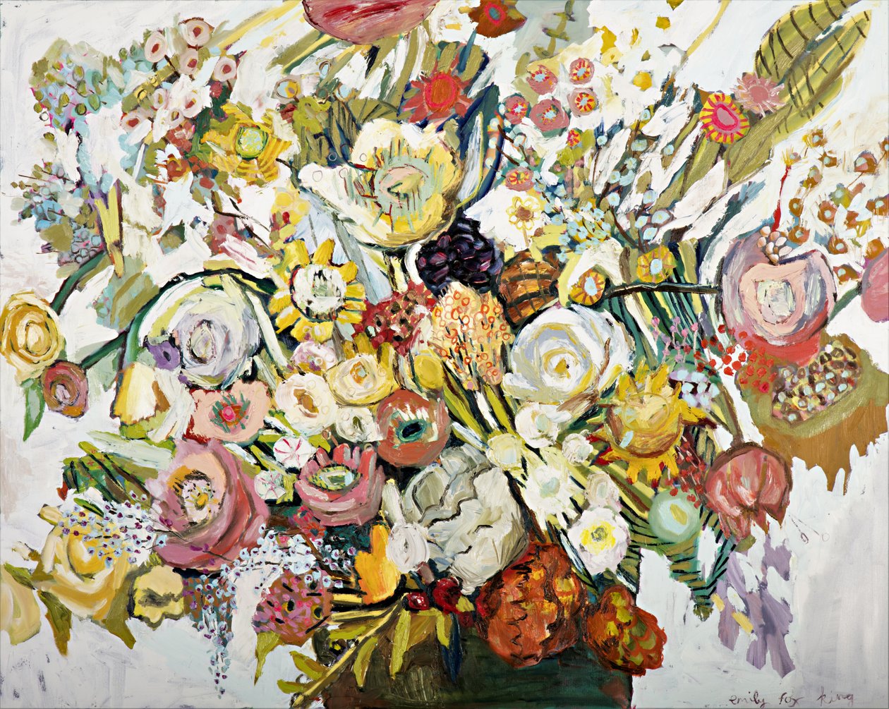 PEQUEÑO Parmelie, 2018 (óleo sobre lienzo) de Emily Fox King