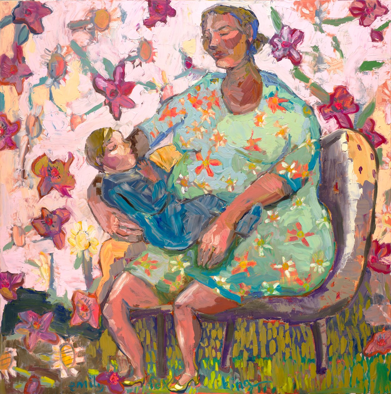 We Are Given, 2021 (óleo sobre lienzo) de Emily Fox King