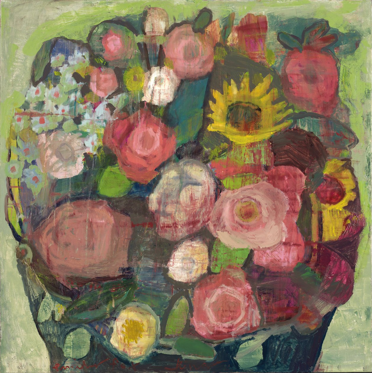 ofrenda, 2024 (óleo sobre lienzo) de Emily Fox King