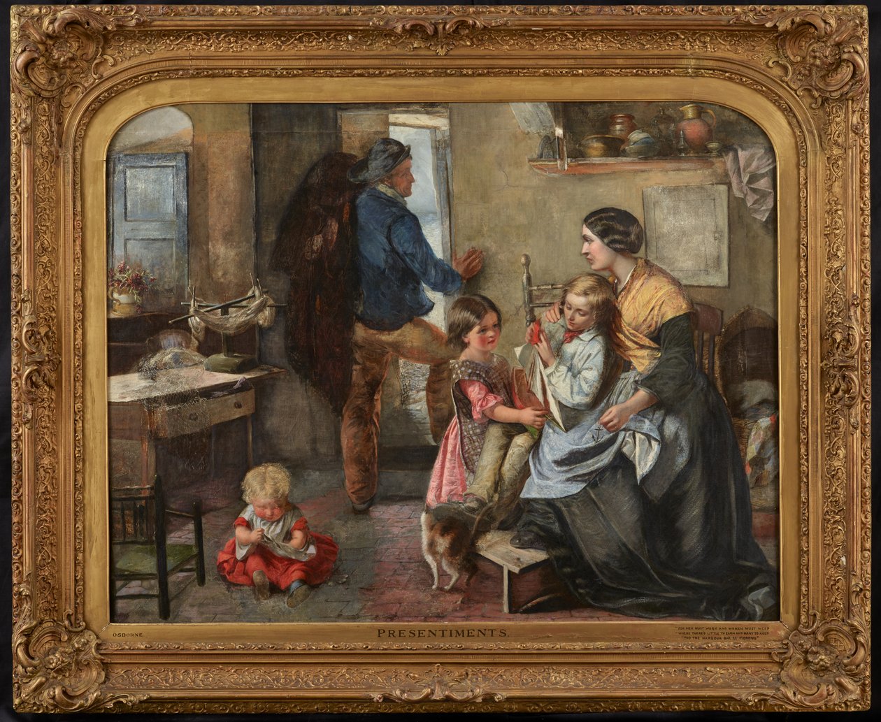 Presentimientos (óleo sobre lienzo) de Emily Mary Osborn