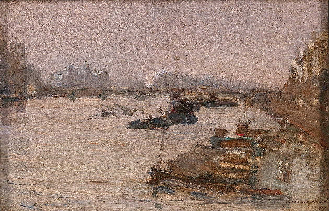 El Támesis, Londres de Emma Ciardi