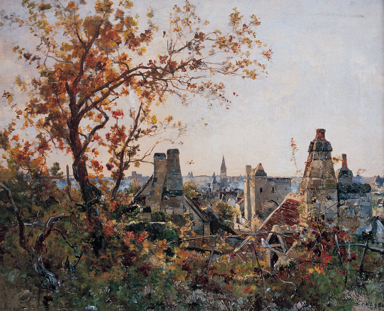 Beaulieu-lès-Loches, octubre de 1886 (pintura) de Emmanuel Lansyer