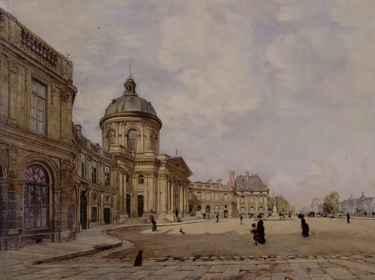 El Instituto de Francia, París de Emmanuel Lansyer